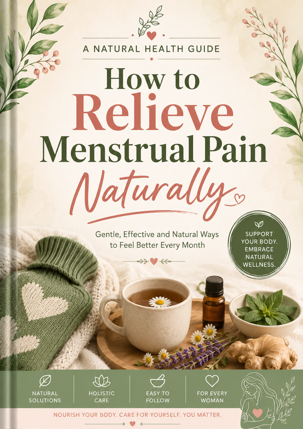 A NATURAL HEALTH GUIDE: How to Relieve Menstrual Pain Naturally